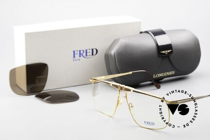 Fred Ocean Luxusbrille Herren Vergoldet, Größe: medium, Passend für Herren