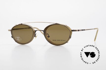 Koh Sakai KS9832 Vintage Brille Mit SonnenClip, vintage Brille Koh Sakai 9832, 45-21 mit Sonnen-Clip, Passend für Herren und Damen