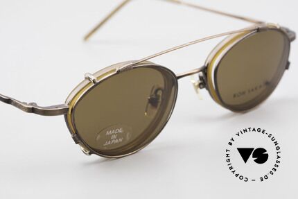 Koh Sakai KS9832 Vintage Brille Mit SonnenClip, entsprechend sind Qualität & Anmutung identisch top, Passend für Herren und Damen