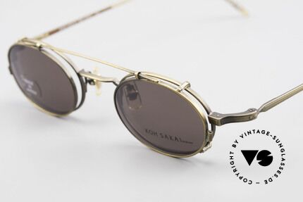 Koh Sakai KS9701 Vintage Brille Metall Oval, aus dem gleichen Werk wie Oliver Peoples und Eyevan, Passend für Herren und Damen