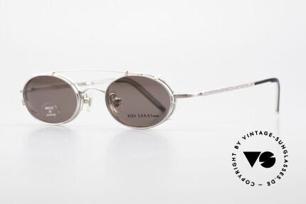 Koh Sakai KS9781 Vintage Brille Metall Unisex, 1997 in Los Angeles designed & in Sabae (JP) produziert, Passend für Herren und Damen