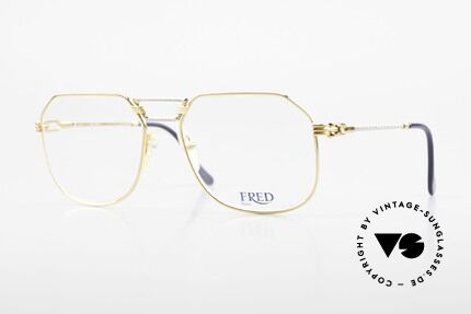 Fred Cap Horn - L Rare Vintage Brille 80er Luxus Details