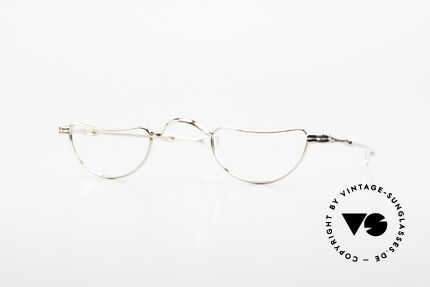 Lunor Goldbrille Echtgold Brille 16kt Lesebrille, Goldbrille aus der ersten Lunor Kollektion von 1991, Passend für Herren und Damen
