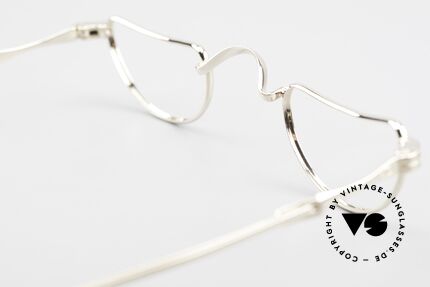 Lunor Goldbrille Echtgold Brille 16kt Lesebrille, Größe: extra small, Passend für Herren und Damen