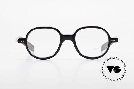 Lunor A50 Runde Lunor Acetatbrille Panto, Nietscharniere und zehntelmillimetergenau gefräst, Passend für Herren und Damen