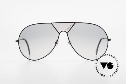 Alpina TR3 80er XL Sonnenbrille Limited, mit dem "ALPINA TR3" Schriftzug im Mittelteil, Passend für Herren