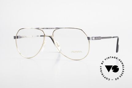 Alpina M1F770 Vintage Brille Pilotenstil 90er Details