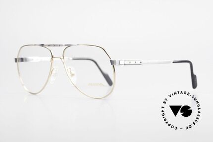 Alpina M1F770 Vintage Brille Pilotenstil 90er, eine wirklich sehr interessante "used" Lackierung, Passend für Herren