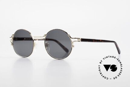 Neostyle Academic 8 Runde Vintage Sonnenbrille, absolute Premium-Qualität (made in Germany), Passend für Herren und Damen