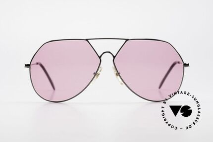 Alpina TR6 Alte 80er Aviator Brille Pink, mal eine etwas andere Aviator- oder Pilotenbrille, Passend für Herren