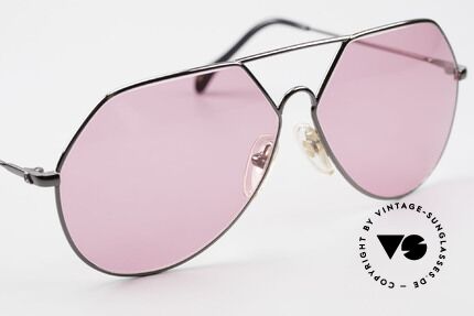 Alpina TR6 Alte 80er Aviator Brille Pink, unbenutzt; wie alle unsere alten Brillen von Alpina, Passend für Herren