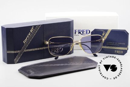 Fred Zephir - L Luxus Segler Sonnenbrille 80er, KEIN RETRO; sondern ein kostbares Original; Gr. 58-17, Passend für Herren