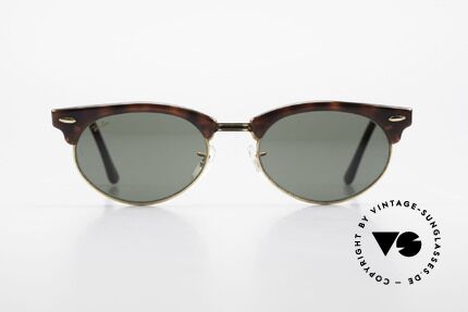 Ray Ban Clubmaster Oval 80er Bausch & Lomb Original, gehört zu den allzeit beliebtesten VINTAGE Brillen, Passend für Herren und Damen