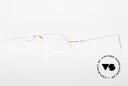 Van Laack L022 Minimalistische Lesebrille 90er, sehr angenehm zu tragen (8 Gramm leicht); vintage, Passend für Herren und Damen