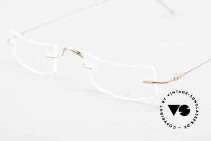 Van Laack L022 Minimalistische Lesebrille 90er, ungetragenes Unisex-Modell (sehr edel und zeitlos), Passend für Herren und Damen