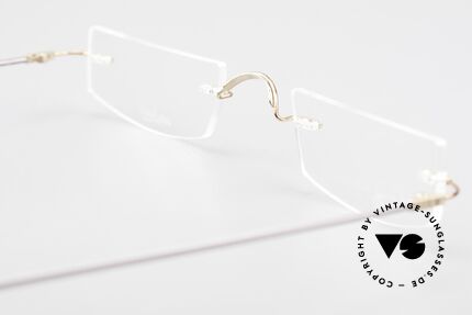 Van Laack L022 Minimalistische Lesebrille 90er, Größe: medium, Passend für Herren und Damen