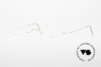 Van Laack L021 Minimalistische 90er Lesebrille, absolute Top-Qualität & mit vielen kleinen Details, Passend für Herren und Damen