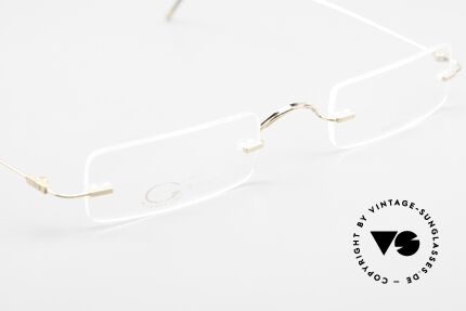 Van Laack L021 Minimalistische 90er Lesebrille, KEINE Retrobrille, sondern ein Original von ca. 1999, Passend für Herren und Damen