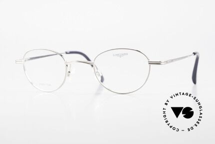 Longines 4268 90er Pantobrille Pure Titan, Longines Panto-Brille, Model 4268, Größe 44/24, 140, Passend für Herren und Damen
