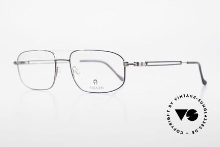 Aigner EA9111 90er Herrenfassung Metall, klassische 90er Herrenbrille, made in Germany Qualität, Passend für Herren
