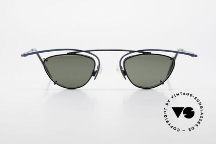 Theo Belgium Rhum Designerbrille Mit Sonnen-Clip, sehr markante Brille mit Sonnen-Clip; 100% UV Schutz, Passend für Herren und Damen