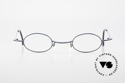 Theo Belgium Peter Ovale brille Mit Sonnen-Clip, Größe: medium, Passend für Herren und Damen