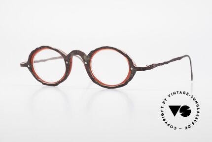 Theo Belgium Eye-Witness GG Avantgarde Brille 90er Jahre, vintage Theo Brille der Eye-Witness (Augenzeuge) Serie, Passend für Herren und Damen