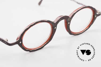 Theo Belgium Eye-Witness GG Avantgarde Brille 90er Jahre, ungetragen (wie alle unsere alten Theo Brillenfassungen), Passend für Herren und Damen