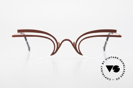 Theo Belgium Fly Verrückte Vintage Brille Damen, tolle Damen-Designerbrille, entzückend schwungvoll, Passend für Damen