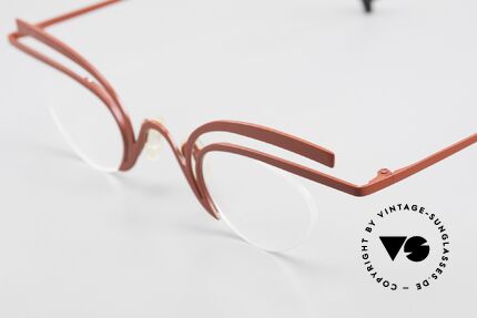 Theo Belgium Fly Verrückte Vintage Brille Damen, ungetragenes Theo-Exemplar für die, die sich trauen, Passend für Damen