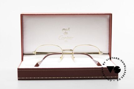 Cartier Colisee Runde Luxus Brillenfassung, ungetragenes Unikat (inkl. orig. Box & Zertifikat), Passend für Herren und Damen