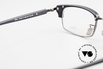 Lunor Combi II Mod 80 Kombibrille Titanium Japan, die Qualitätsfassung  kann beliebig verglast werden, Passend für Herren und Damen