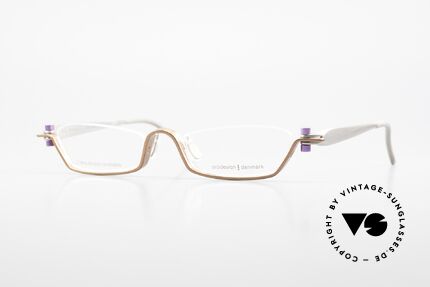 ProDesign 9901 Designer Brille Gail Spence, ProDesign Denmark 9901 Brille, col 5021, Gr. 52/20, Passend für Herren und Damen