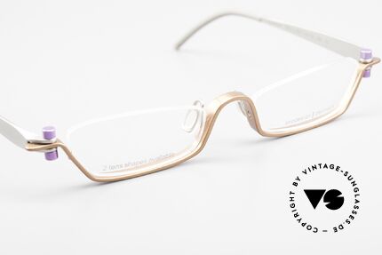 ProDesign 9901 Designer Brille Gail Spence, grandioses Einzelstück; nicht nur für Filmliebhaber, Passend für Herren und Damen