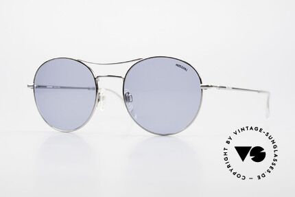 Missoni 0439 Round Aviator Sonnenbrille, MISSONI 0439 Sonnenbrille, silber chrome, 53-20, Passend für Herren und Damen