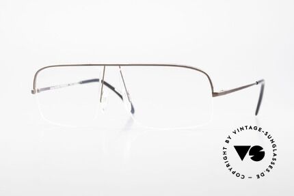 Wolfgang Proksch WP0103 New Tear Drop Titanfassung, Wolfgang Proksch vintage Brillenfassung von 1999, Passend für Herren