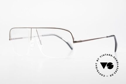 Wolfgang Proksch WP0103 New Tear Drop Titanfassung, schlichtes Design & japanisches Qualitäts-Streben!, Passend für Herren
