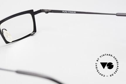 Theo Belgium Langdon Eckige Titanium Brille Herren, Größe: large, Passend für Herren