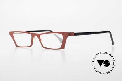 Theo Belgium Eye-Witness JJ Damenbrille Pure Titanium, spektakulärer Eye-Catcher in TOP-Qualität (Titanium), Passend für Damen