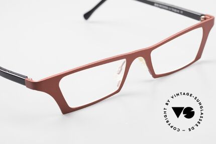 Theo Belgium Eye-Witness JJ Damenbrille Pure Titanium, sozusagen: vintage Brillenfassung mit Symbol-Charakter, Passend für Damen
