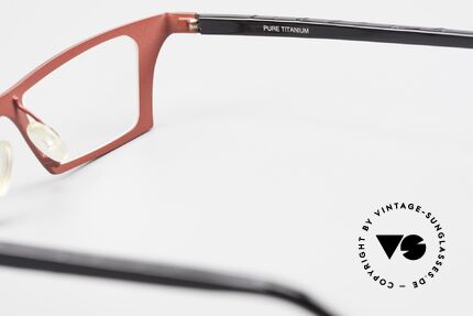Theo Belgium Eye-Witness JJ Damenbrille Pure Titanium, Größe: large, Passend für Damen