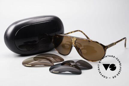Carrera 5412 80er Brille 3 Mal Sonnengläser, KEINE Retrobrille; ein mind. 30 Jahres altes ORIGINAL!, Passend für Herren und Damen
