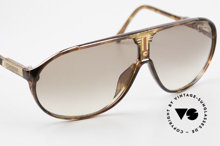 Carrera 5412 Optyl Sonnenbrille 80er Sport, grün C-VISION 400; grau-Verlauf sowie braun-Verlauf, Passend für Herren und Damen