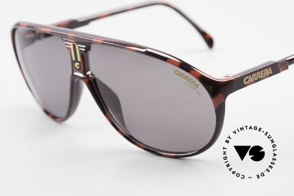 Carrera 5412 80er Sonnenbrille Optyl Sport, 3 Paar Wechselgläser für unterschiedliche Bedingungen, Passend für Herren und Damen