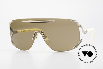 Christian Dior 2434 Designerbrille Shield Maske, Christian Dior Designer-Sonnenbrille v. 1989/90, Passend für Damen