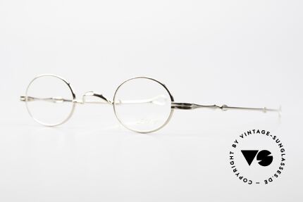 Lunor I 04 Telescopic Sehr Kleine Brille Oval Teleskop, Brillendesign in Anlehnung an frühere Jahrhunderte, Passend für Herren und Damen
