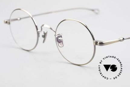 Lunor V 110 Runde Lunor Metallbrille Titan, Modell V110 = zeitlose Brille für Damen und Herren, Passend für Herren und Damen