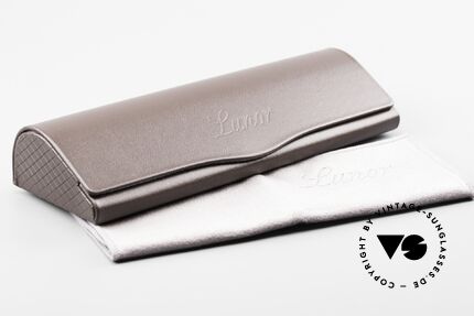 Lunor V 103 Glaseinfassung Platin Silber, Größe: small, Passend für Herren und Damen
