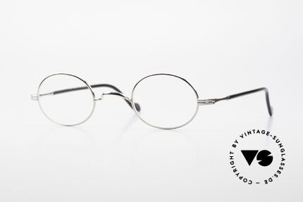 Lunor II A 10 Ovale Vintage Brille Platin Details