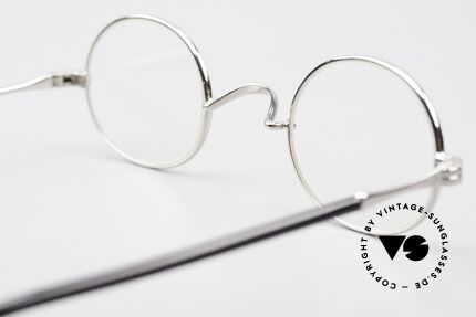 Lunor II A 10 Ovale Vintage Brille Platin, Größe: small, Passend für Herren und Damen
